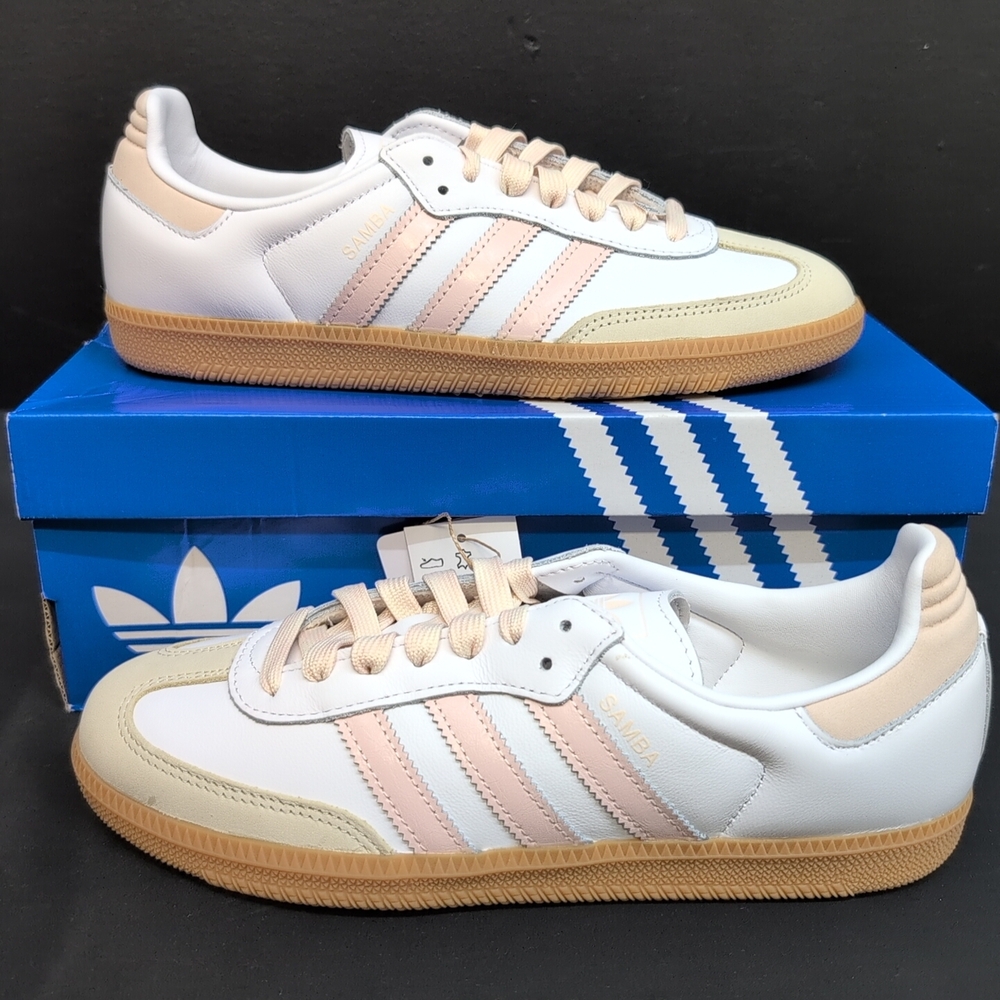 adidas Samba OG W Women's US 9 Cloud White Wonder Quartz Gum JS1351